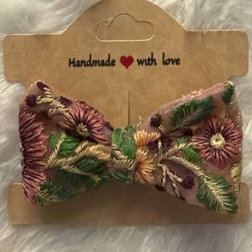 Multicolor Bow Clip