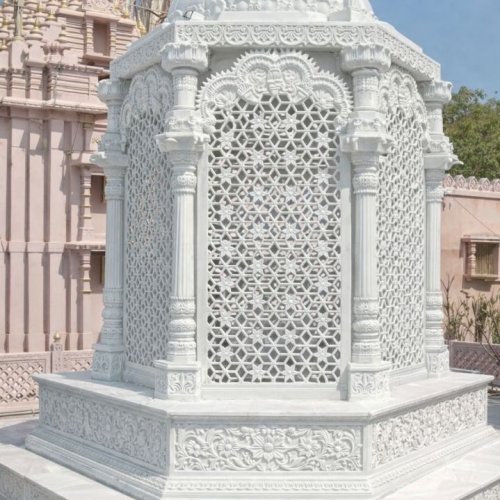 White Marble Stone Chatri
