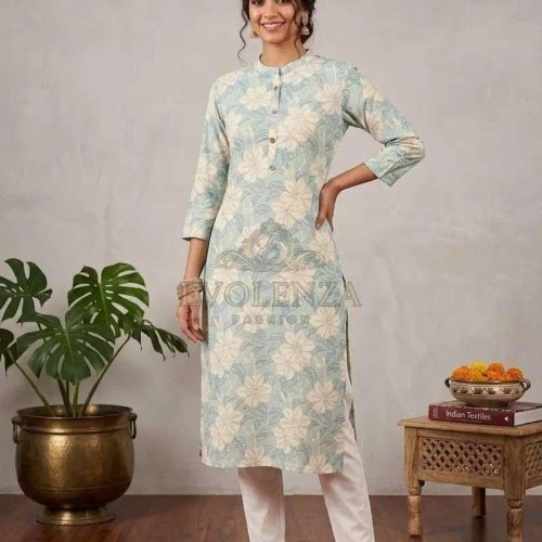 Daily Wear Printed Rayon Kurti