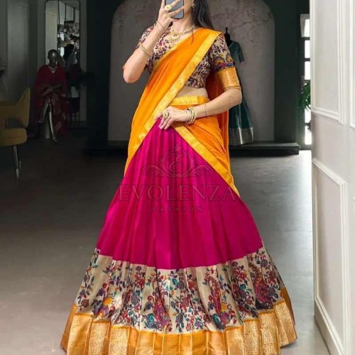 Kanchipuram South Indian Lehenga Choli