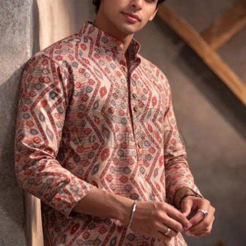 Men Ethnic Motif Printed Kurta