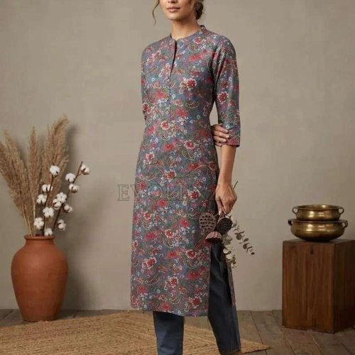 Stylish Rayon Straight Kurti for Women