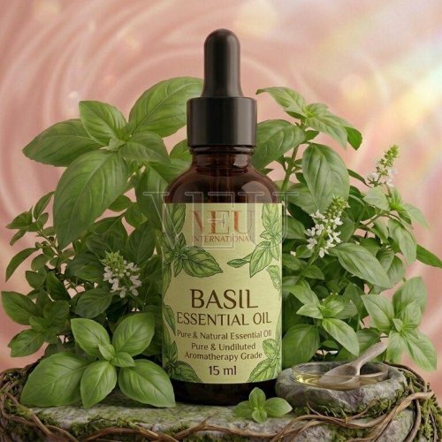 Organic Sweet Basil Essential Oil