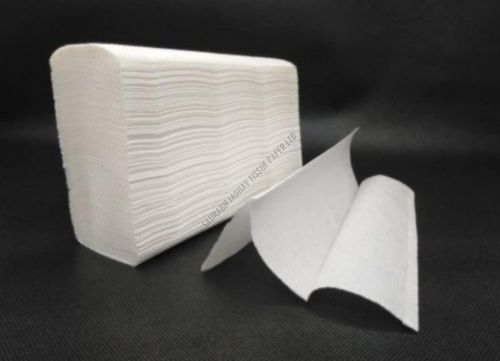 White Plain Z Fold Tissue Paper