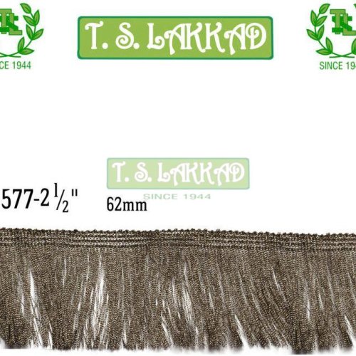 Brown Brush Fringe Lace Trim