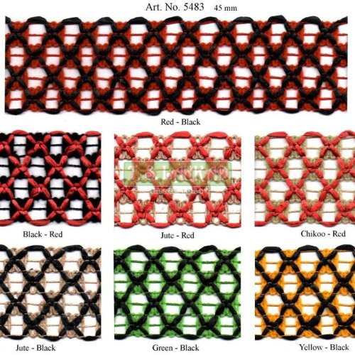 Criss Cross Net Pattern Decorative Lace Trim