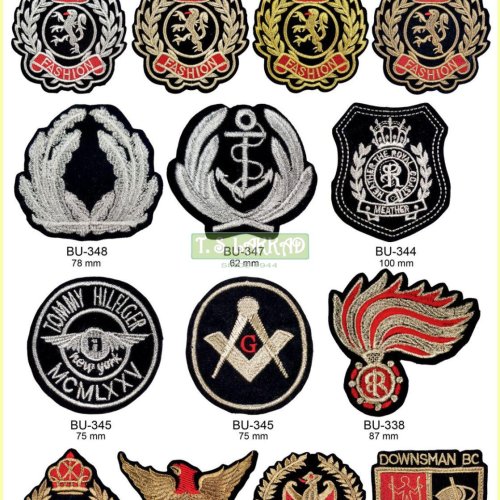 Embroidered Fashion Patches