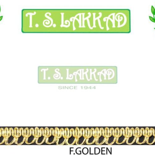 Fine Golden Loop Lace Trim