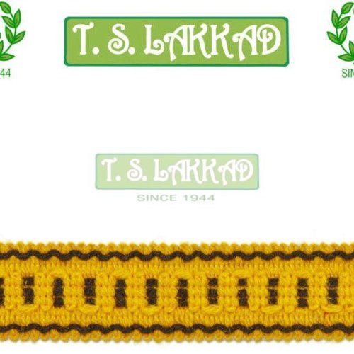Geometric Woolen Decorative Lace Trim