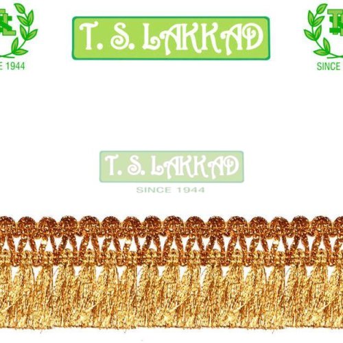 Golden Tassel Fringe Decorative Lace Trim