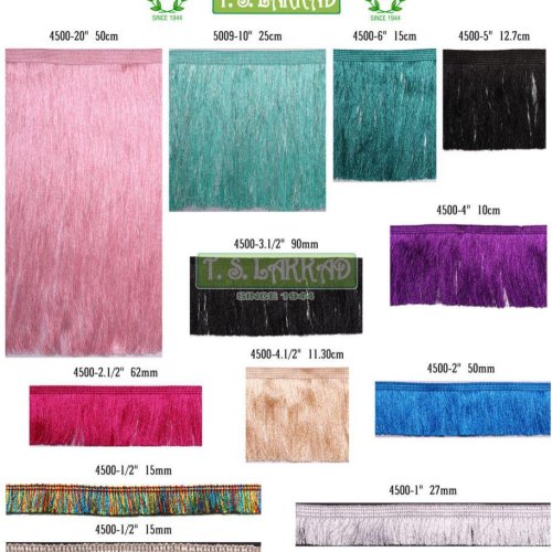 Multi Size Brush Fringe Lace Trim