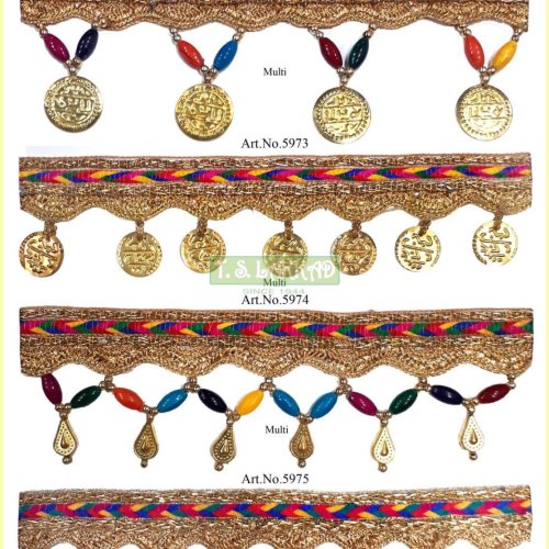 Drop Beaded Tassel Fringe Decorative Lace Trim