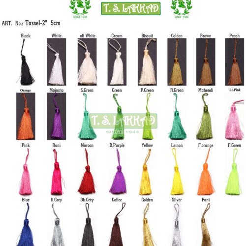 Multicolour Mini Hanging Tassel