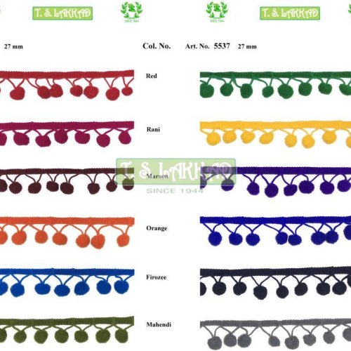 POM POM Ball Hanging Decorative Lace Trim