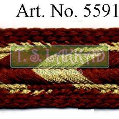 Royal Braided Chevron Lace Border Trim
