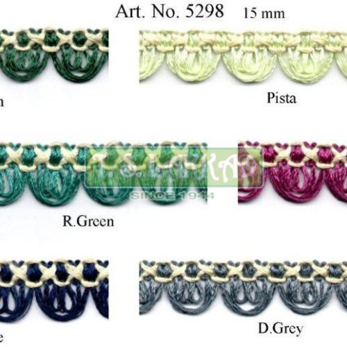 Scallop Loop Crochet Border Decorative Designer Lace Trim