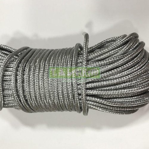 Silver Braided Polyester Cord Rope