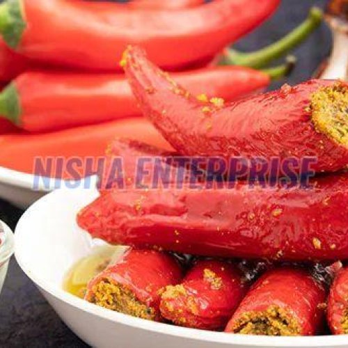Stuffed Red Chilli Pickle
