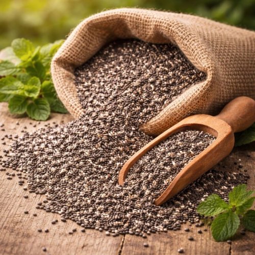 Natural Black Chia Seeds