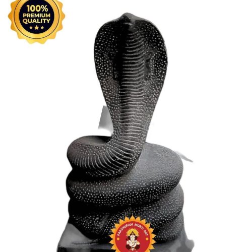 Marble Black Snake Murti