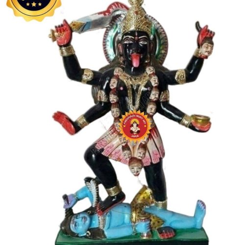 Marble Kali Mata Standing Murti