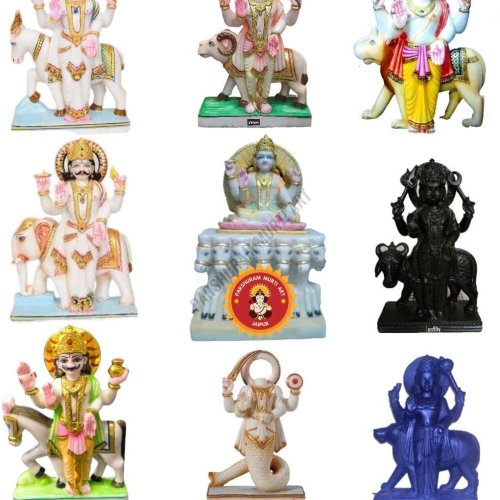 Marble Navgrah Murti
