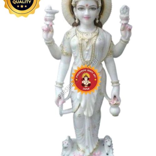 Marble Parvati Mata Murti