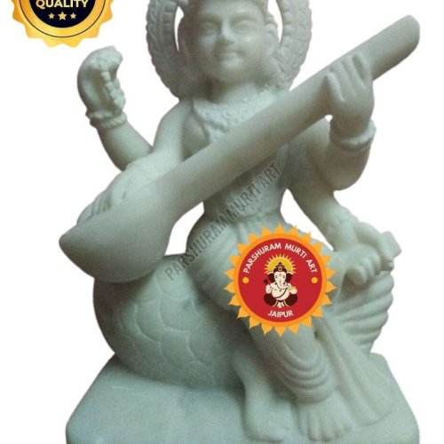 Marble Saraswati Murti