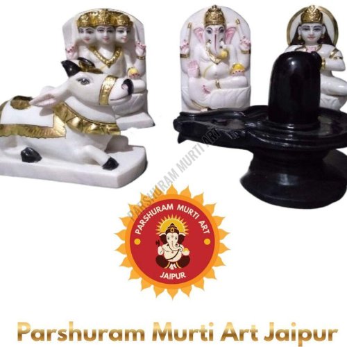 Marble Shiv Parivar Murti