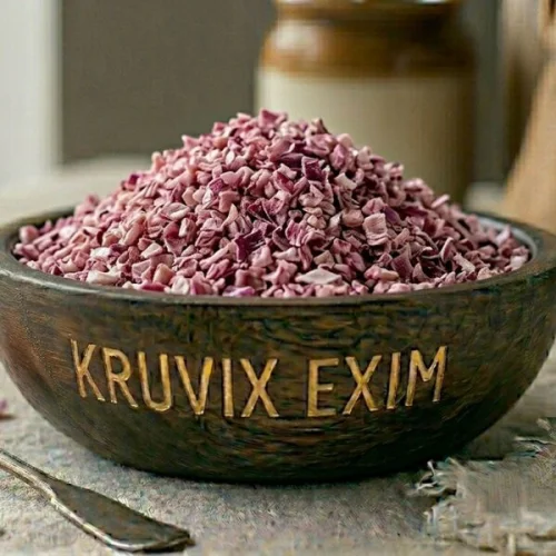 1-3mm A Grade Dehydrated Red Onion Minced