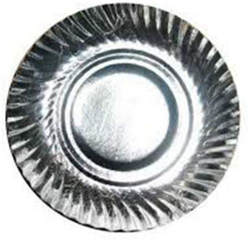 Laminated Silver Paper Plates