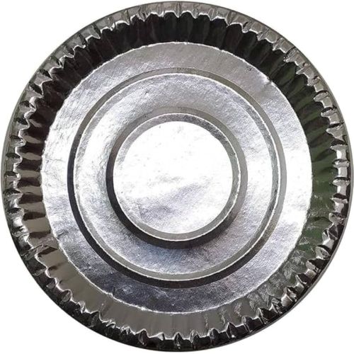 Round Silver Paper Plates