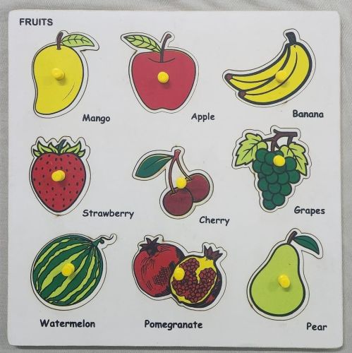 Fruit Image Wooden Puzzle