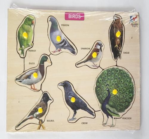 Wooden Board Bird Puzzle