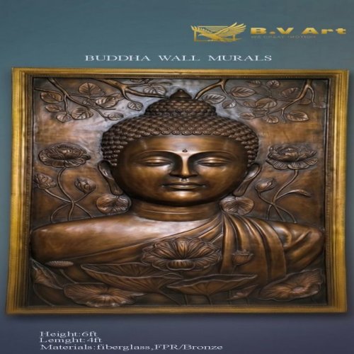 Fiber Buddha Wall Mural