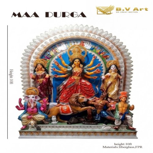 Fiberglass Navaratri Durga Statue