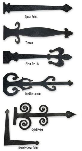 Decorative Iron Strap Hinge