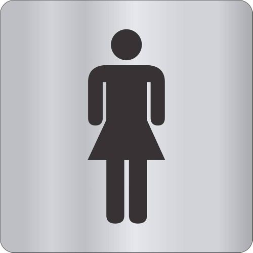 Stainless Steel Female Sign Board