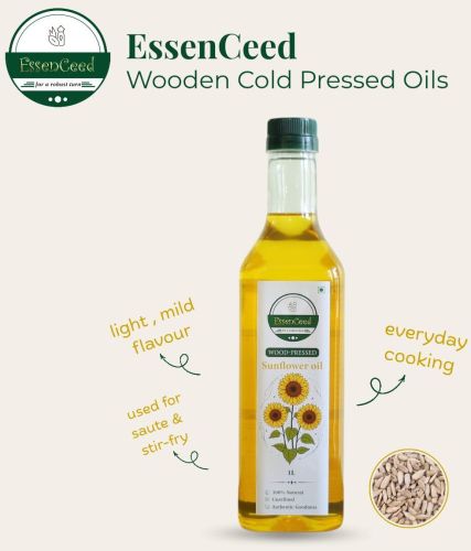 Wood Cold Pressed Sunflower Oil