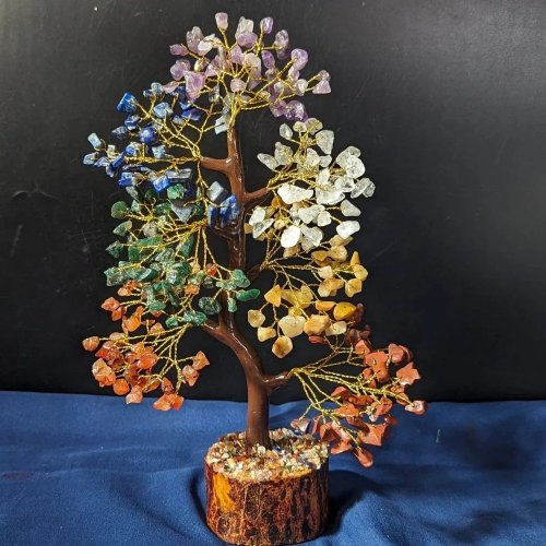 7 Chakra Multicolor Crystal Decor Tree