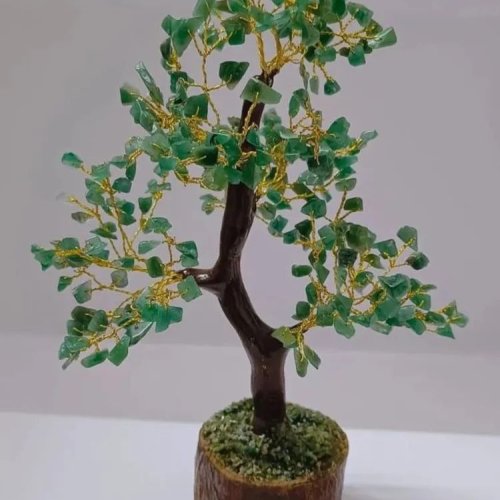 Green Aventurine Chip Crystal Decor Tree