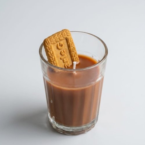Masala Chai Biscuit Glass Dessert Scented Candle