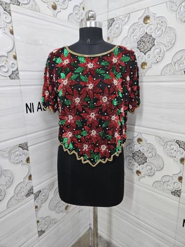 Ladies Heavily Embellished Top
