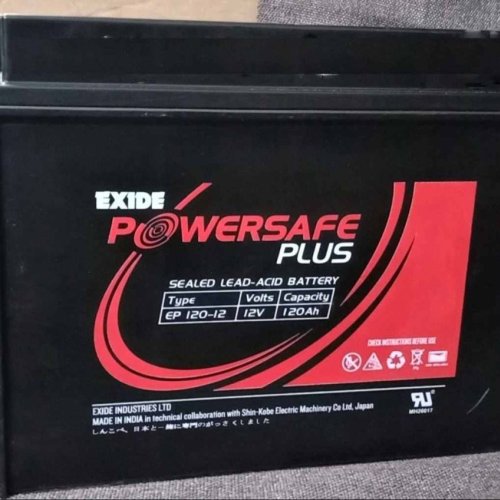 120AH Exide Powersafe Plus SMF Battery