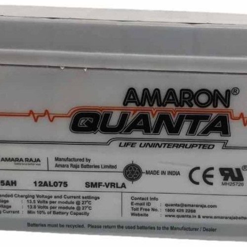 75AH Amara Raja Amaron Quanta SMF Battery
