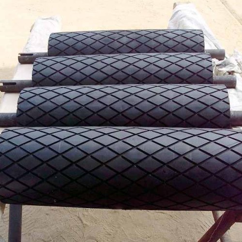 Grooved Rubber Roller