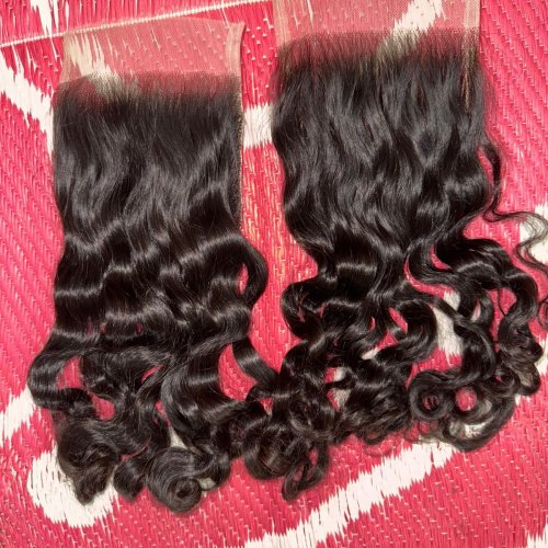5x5 Deep Curly Lace Closure Human Hair