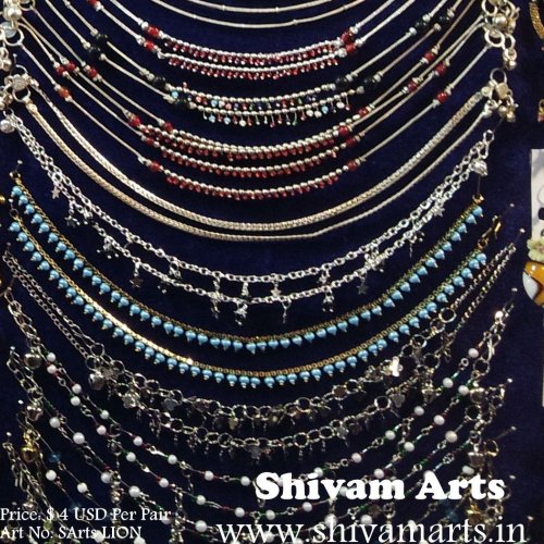 Star Beaded Charm Anklets