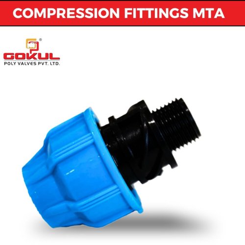 MDPE Compression Male Threaded Adapter