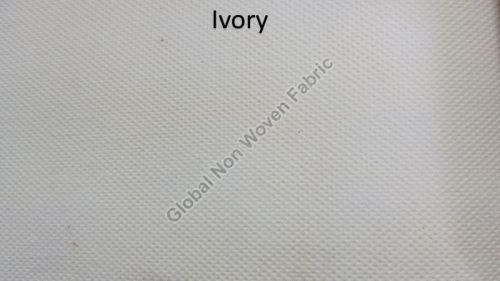 Plain Ivorry Non Woven Fabric